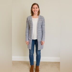 Tahari Blue Long Line Comfortable Sweater Knit - Size S